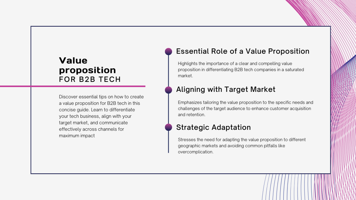 value proposition