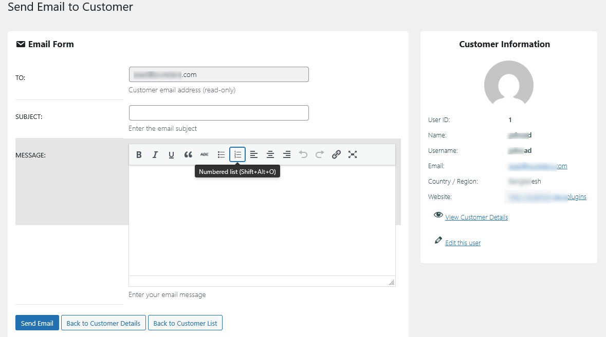 Email communication system