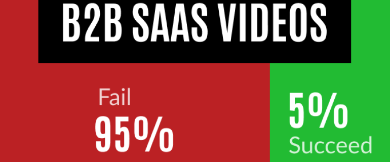 Why 95% of B2B SaaS Videos Fail and How to Be in the 5% That Succeed